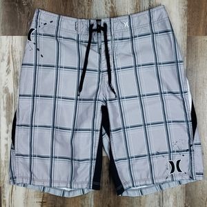 Hurley Phantom Greige/Black/White Board Shorts 32